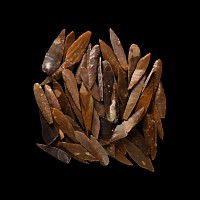 Stone Age Flint Long Arrowhead Group