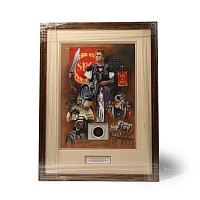Roman Coin and Limited Edition Framed Print