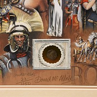 Roman Coin and Limited Edition Framed Print