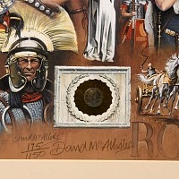 Roman Coin and Limited Edition Framed Print