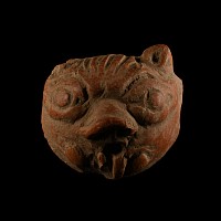 Chinese Terracotta Mythological Protome Mask