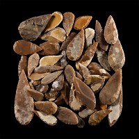 Stone Age Leaf-Shaped Flint Arrowhead Group