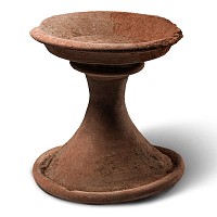 Large Bactrian Pottery Chalice