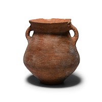Trans Jordan Terracotta Jar with Handles