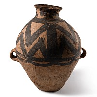 Chinese Neolithic Painted Frog Jar