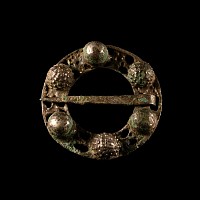Medieval Large Silver Annular Brooch