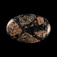 Natural History - 'English' Polished Explosion Breccia Pebble