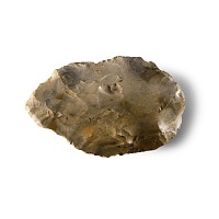 Stone Age British Acheulean Flint Bifacial Handaxe