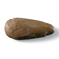 Large Stone Age French Flint Polished Handaxe