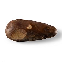 Large Stone Age French Flint Polished Handaxe
