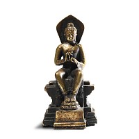 Indian Brass Buddha Figure