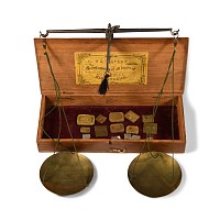 Victorian Pan Scales and Weights