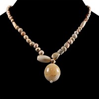 Western Asiatic Stone Bead Necklace String