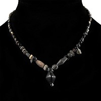 Roman Stone and Glass Bead Necklace String