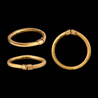 Viking Age Gold Ring with Wire
