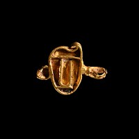 Merovingian Gold Cloisonne Pendant