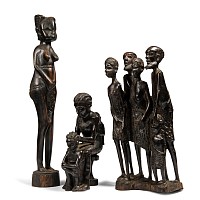 African Wooden Sculpture Group