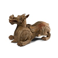 Large Chinese Tang Terracotta Dragon