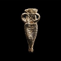 Byzantine Lead Pilgrim's Holy Water Ampulla