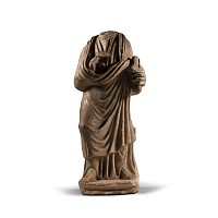 Roman Stone Statuette of a Priest