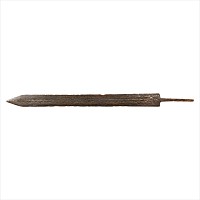 Roman Pattern-Welded Iron Spatha with Inlaid Military Figure