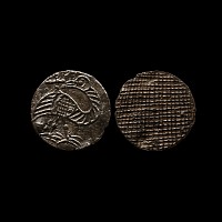 Medieval 'Thames' Bifacial Pewter Wine Tavern Token