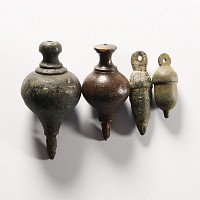 Medieval and Later Bronze Mason's Plumb Bob Weight Collection