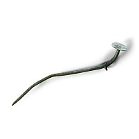 Bronze Age British Flat-Topped Cloak Pin