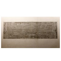 Large Egyptian Expedition Lithograph Print of Elethyia