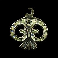 Roman Enamelled Bronze Mount