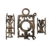 Umayyad Lead Mirror Triptych