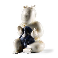 Vietnamese Cau Mau Porcelain Baby