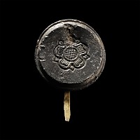 Tudor Double Rose Pewter Retainer's Badge