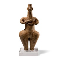 Large Amlash Style Steatopygous Terracotta Idol