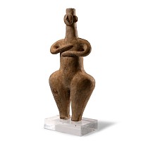 Large Amlash Style Steatopygous Terracotta Idol