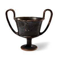 Greek Blackware Kantharos