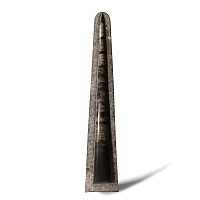 Natural History - Large Fossil Orthoceras 'Rocket' Display