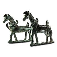 Luristan Bronze Horse Bit with Horses