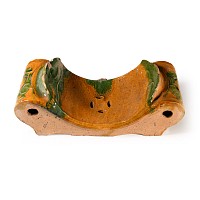 Chinese Ming Glazed Ceramic Head Rest