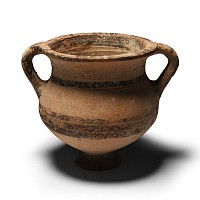 Cypriot Painted Terracotta Amphora