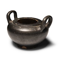 Greek Apulian Blackware Pyxis