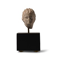 Greek Tanagra Terracotta Head of Aphrodite