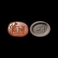 Roman Carnelian Figural Gemstone