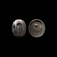 Roman Censer Intaglio Gemstone