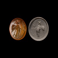 Roman Carnelian Composite Goddess Gemstone