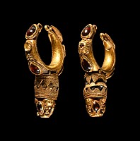 Large Eastern Roman Gold Earrings