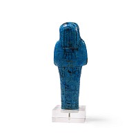Egyptian Blue Faience Shabti for Nesitanebisheru