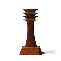 Egyptian Wooden Djed Pillar Amulet