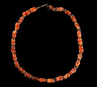 Greek Gold and Carnelian Necklace