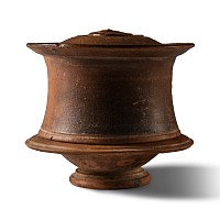 Hellenistic Terracotta Pyxis